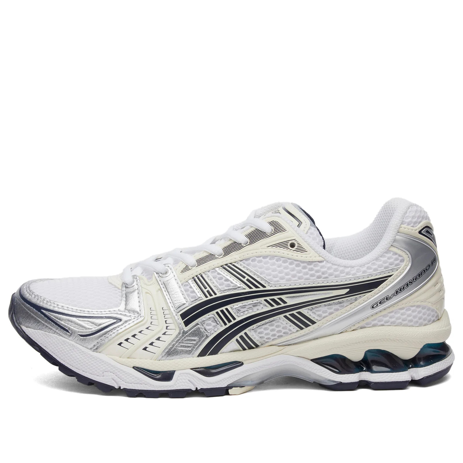 Asics Women's Gel-Kayano 14 Sneakers in White/Midnight, Size UK 4 | END. Clothing
