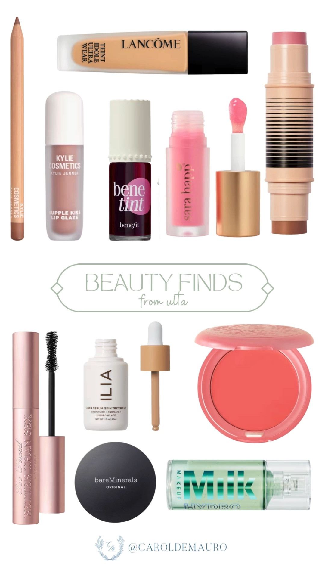 Grab these Ulta beauty essentials if you want to achieve that effortless and everyday glow. Shop this entire lineup from Lancome, Benefit, Kylie Cosmetics, Milk, ILIA, and more to refresh your makeup routine in no time!

everyday look, glowy skin, beauty blogger, luxe makeup, makeup essentials, beauty finds, gifts for her, self care

#LTKSeasonal #LTKU #LTKBeauty