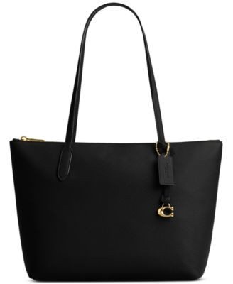 Bella Small Pebble Leather Tote Bag | Macy's