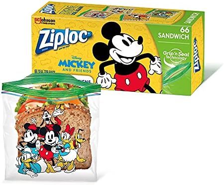 Ziploc Sandwich and Snack Bags for On the Go Freshness, Grip 'n Seal Technology for Easier Grip, ... | Amazon (US)
