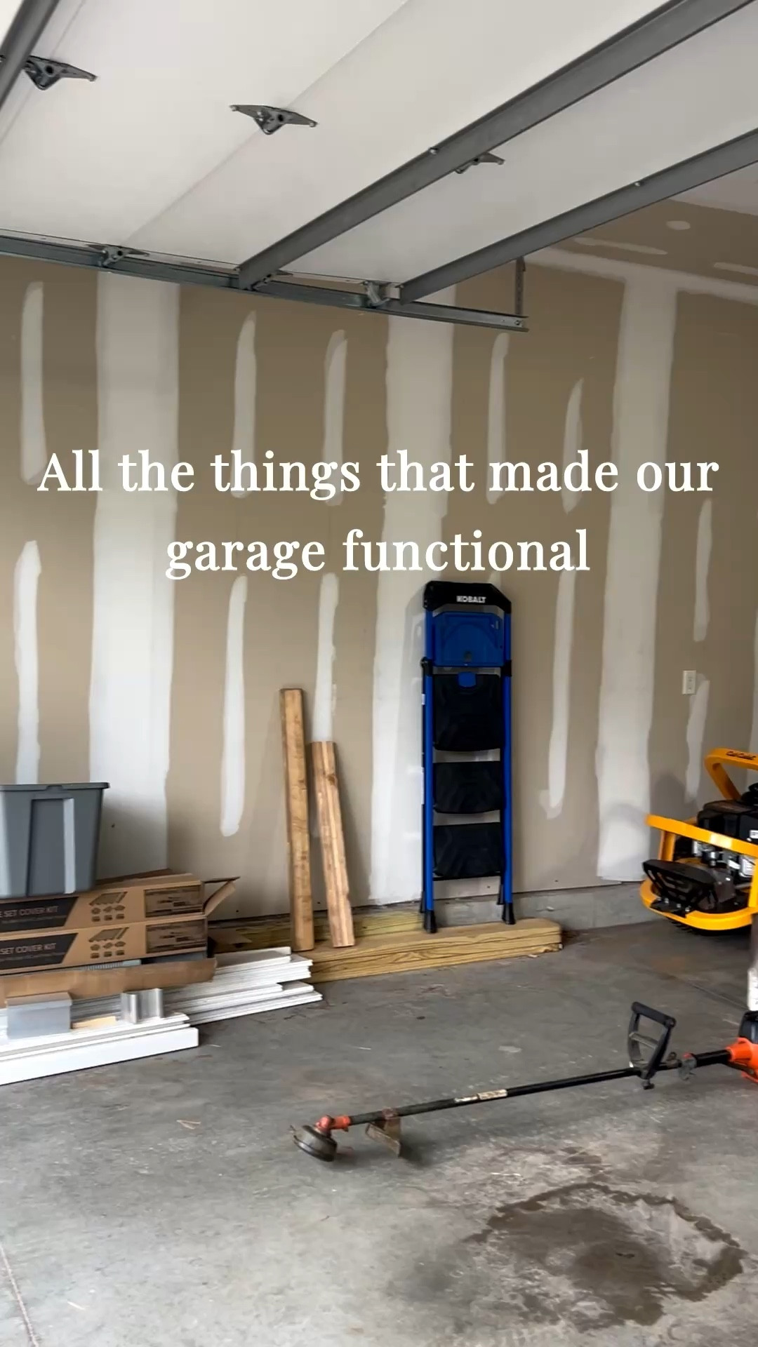 All the things that have made our garage work for us and be miles more functional 🙌🏼 