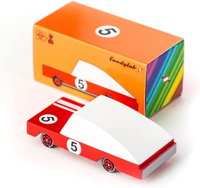 Candylab Toys - Candycar World Collection - Premium Handcrafted Wooden Car Toy - Yellow Taxi | Amazon (US)