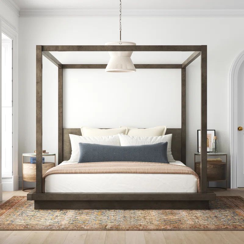 Brooks Solid Wood Canopy Bed | Wayfair North America