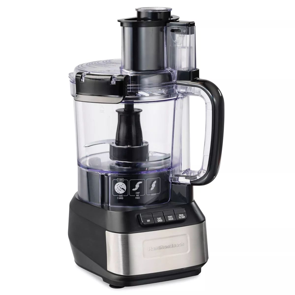 Hamilton Beach 12 Cup Stack and Snap Food Processor - Black - 70727 | Target