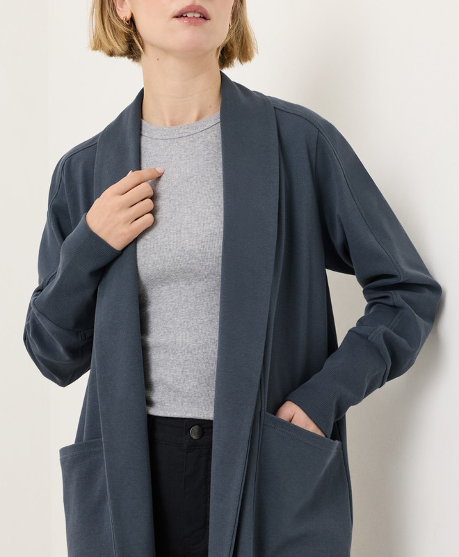 Organic Airplane Wrap Cardigan | Pact Apparel