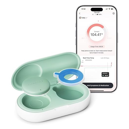 Momcozy Wearable Digital Thermometer for Baby, Medical-Grade Accurate Smart Thermometer, Instant ... | Amazon (US)