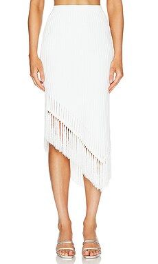 Cult Gaia Tonisha Skirt in Off White from Revolve.com | Revolve Clothing (Global)