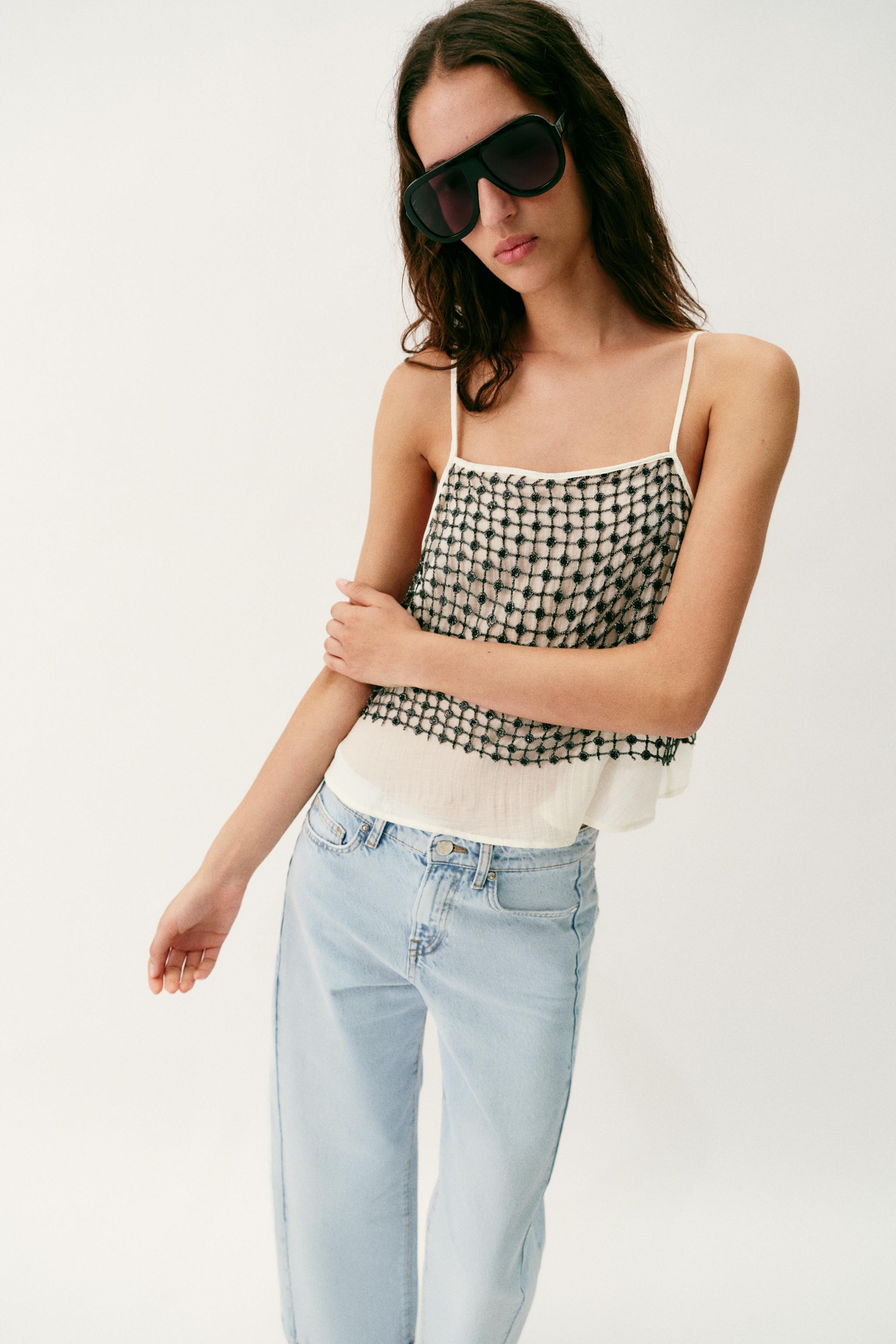Z1975 HIGH-WAIST JEANS WITH FRONT SEAMS | Zara UK
