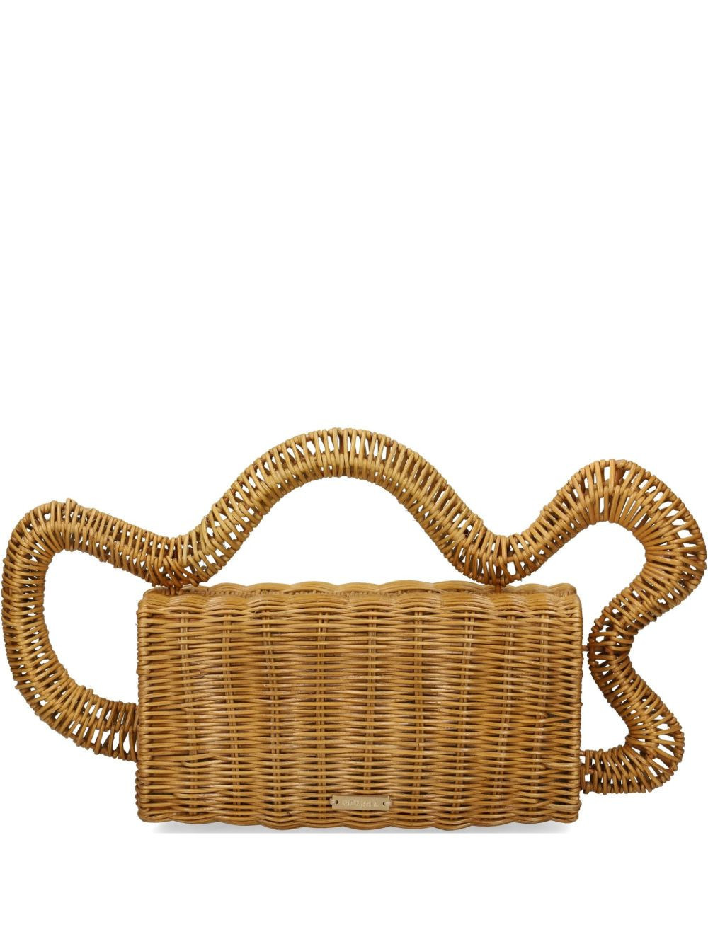 Cult Gaia Elsa clutch bag - Gold | Farfetch Global