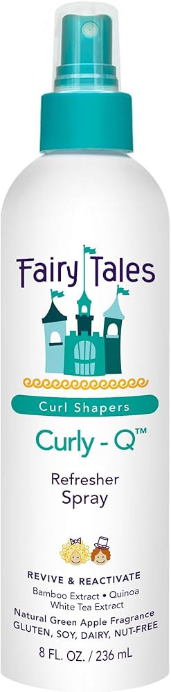 Fairy Tales Curly-Q Curl Refresher Spray for Curly Hair Kids, Lightweight Curl Spray - Define Cur... | Amazon (US)
