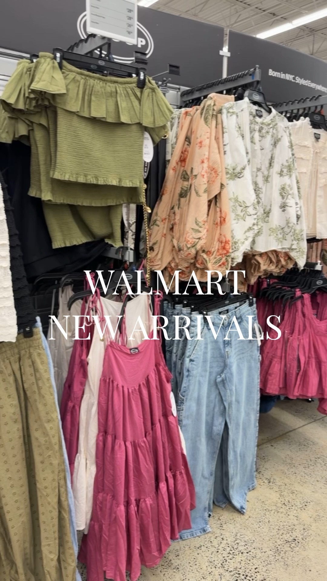 New arrivals at Walmart from Scoop NYC, I like the floral blouses and midi dress, and the cotton tank and mini skirt matching set. #walmartfashion