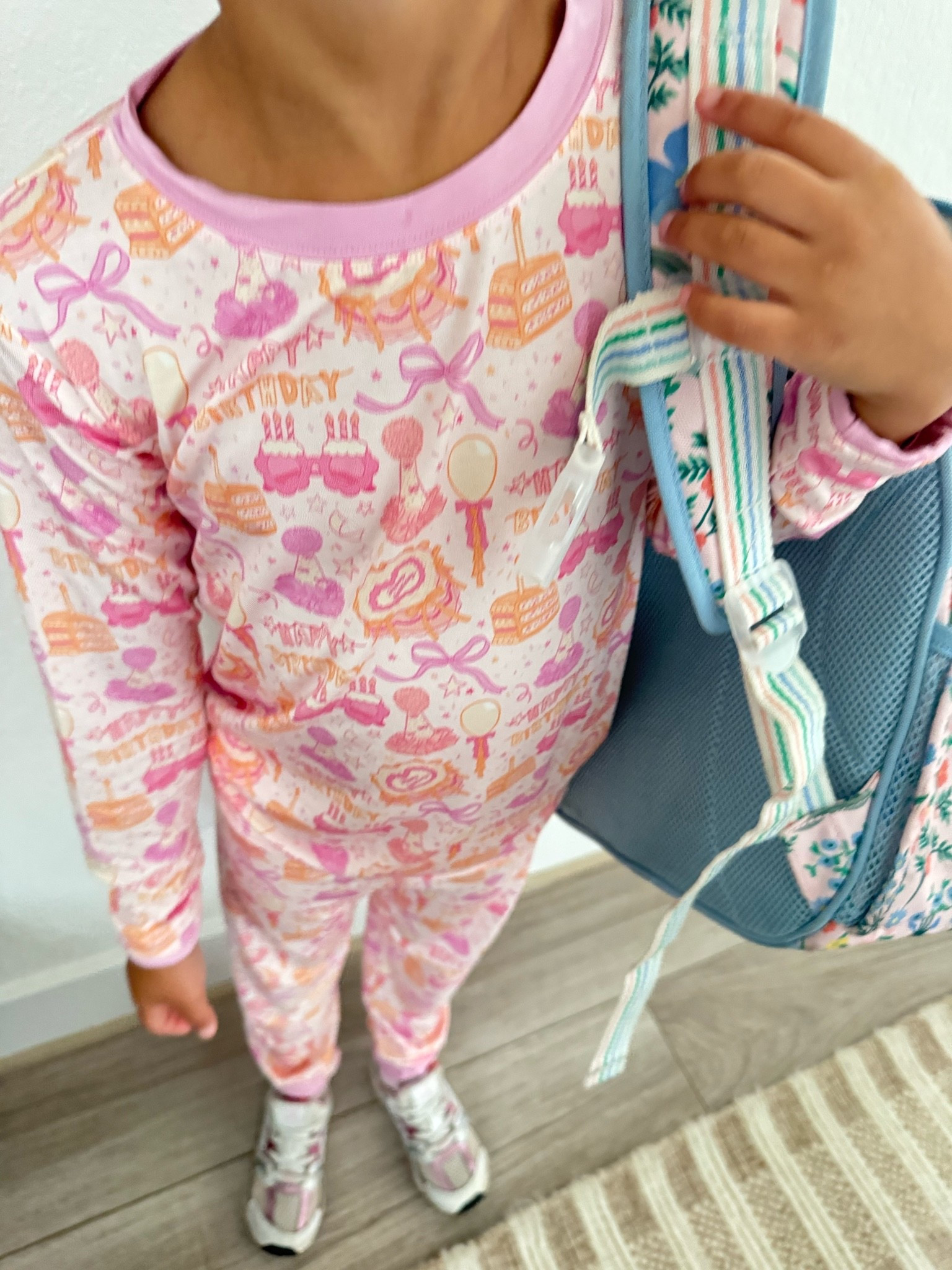 Birthday pajamas! 🎉🩷

#LTKmomlife #LTKKids #LTKootd