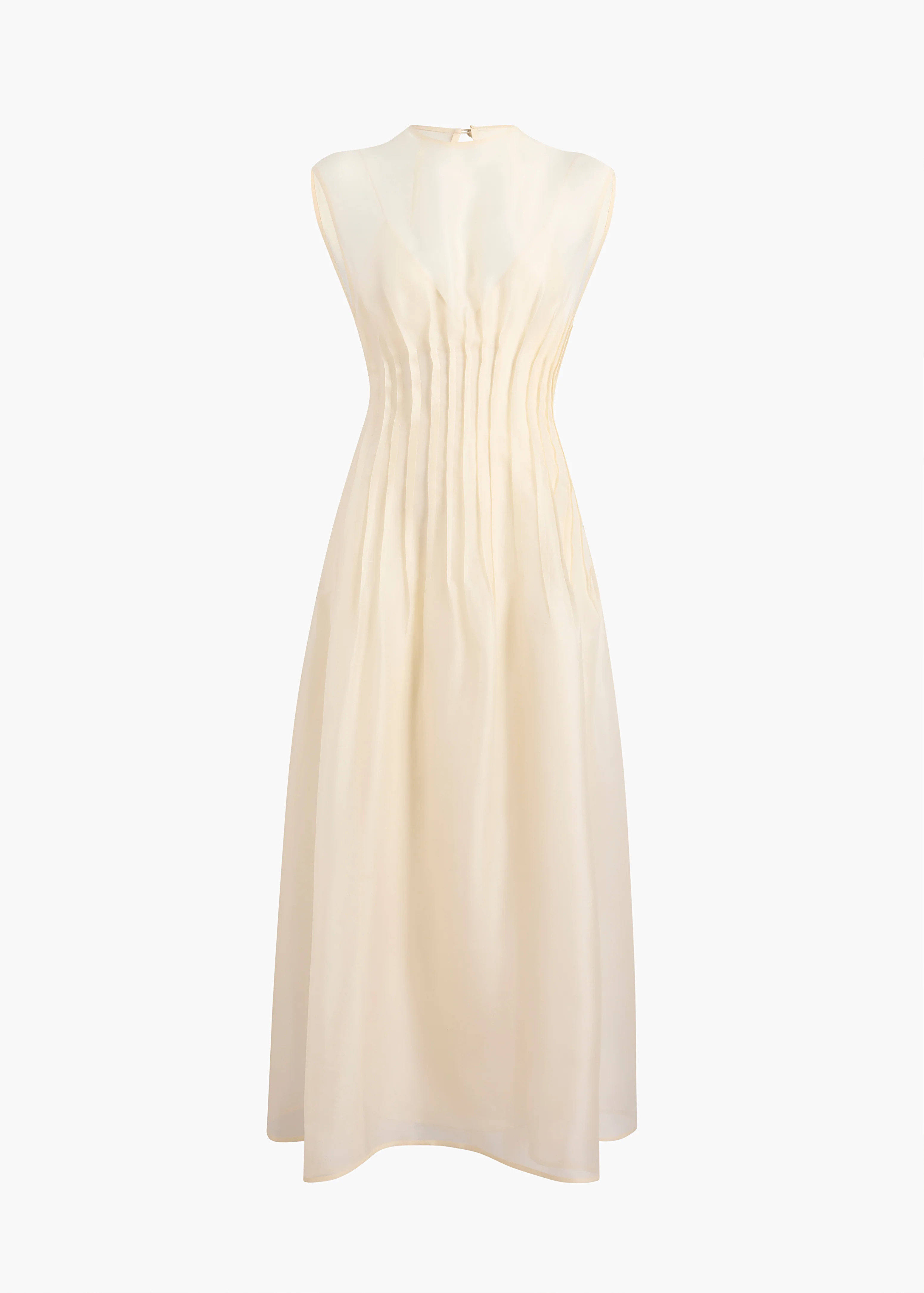Wes Dress in Bone | Khaite