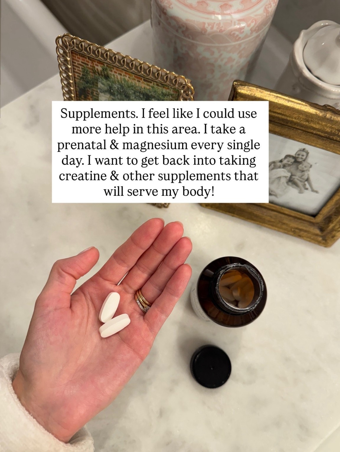 So important to stay consistent with your supplements!

Loverly Grey, morning routine, supplements 

#LTKmorningroutine