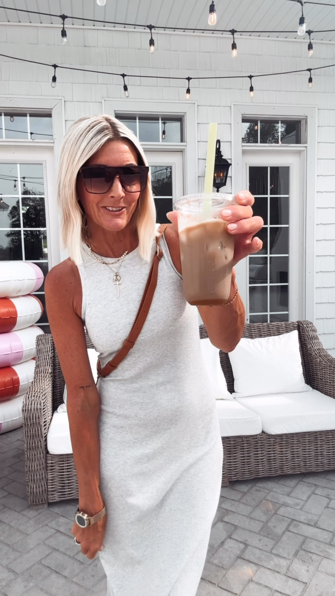 Ootd !!! This maxi dress is a must have for summer !!! It is top seller for a reason ,10/10 !!!!! Let me tell you why ,Super soft ribbed  material , crew neck, perfect length, built in bra , Can be worn casually to run errands or take a walk in the beach or out to dinner !!!  TTS … RUNNNNN!!!!! @Target #target

#LTKootd #LTKActive #LTKBeauty