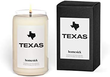 Homesick Scented Candle, Texas - Scents of Pine Needles, Lime, 13.75 oz | Amazon (US)