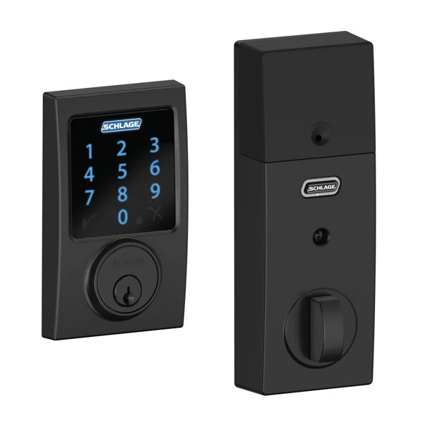 BE469ZPCEN622 Century Electronic Touchscreen Deadbolt with Z-Wave Technology | Wayfair Professional