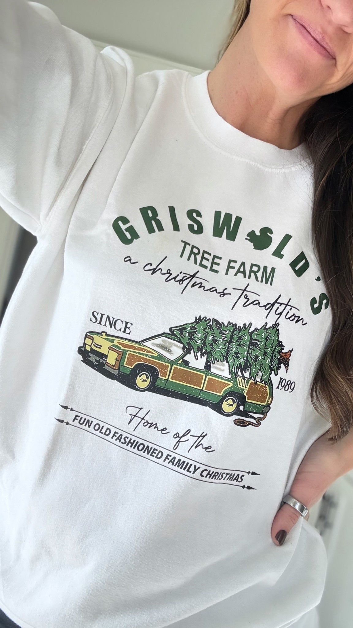 One of my fave sweatshirts! Glad it’s time to wear it again!🌲 under $22 and fast shipping! Christmas Vacation is always one of our fave movies to watch over the holidays and this sweatshirt puts me in the right spirit!

#LTKHoliday #LTKFindsUnder50 #LTKSeasonal