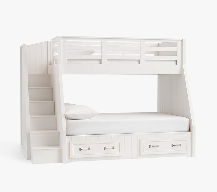 Belden Twin-Over-Full Stair Bunk Bed | Pottery Barn Kids