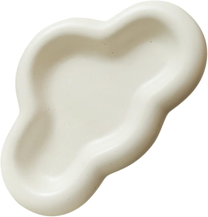 WENSHUO Chubby Jewelry Tray, Cute Cloud Trinket Dish | Amazon (US)
