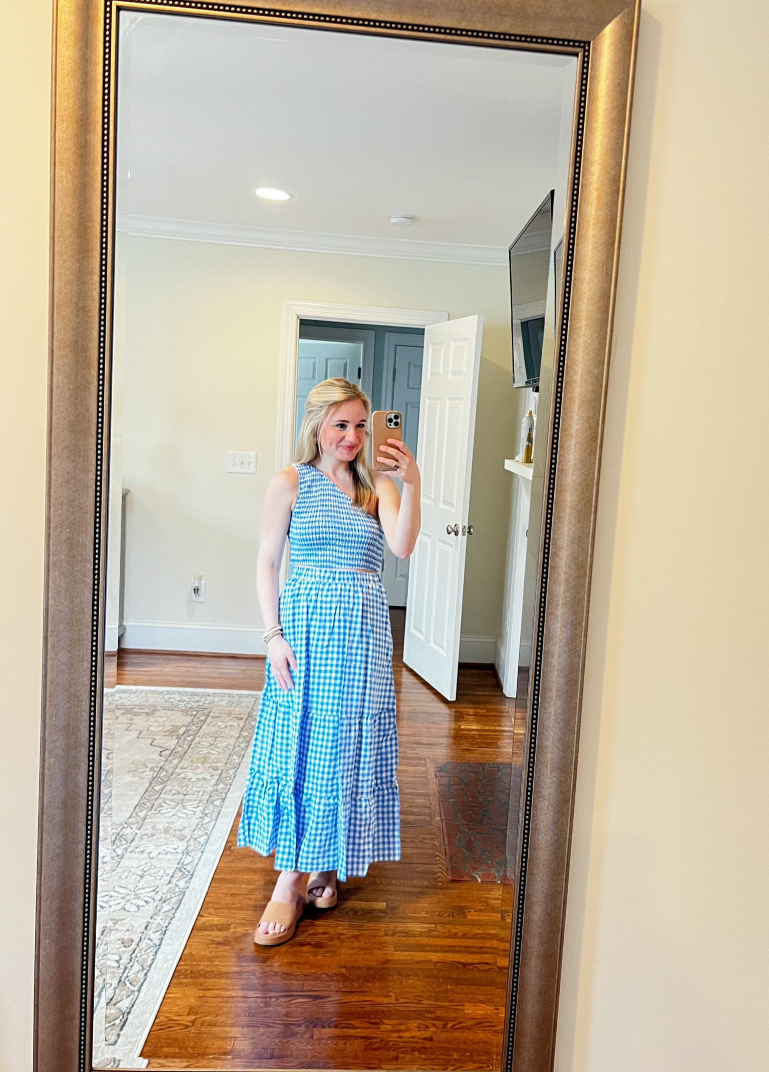 Amazon gingham set - runs true to size! Wearing a size small

#LTKSeasonal #LTKtravel #LTKunder50