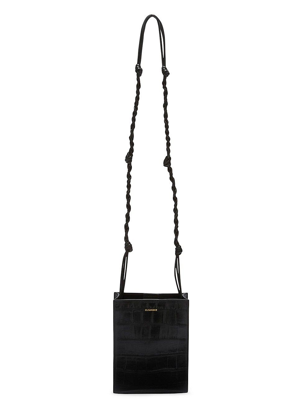 Jil Sander Small Tangle Leather Crossbody Bag | Saks Fifth Avenue