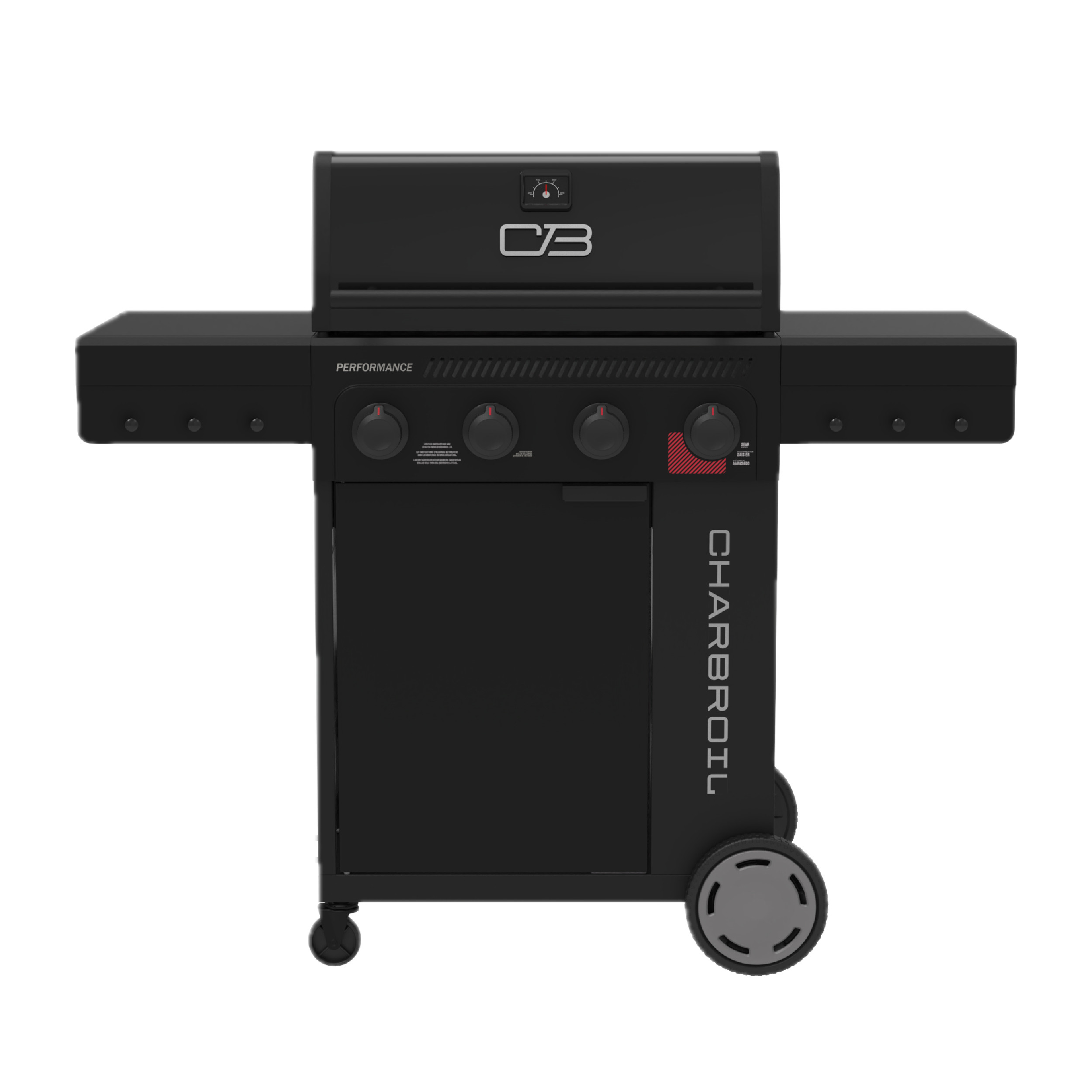 Charbroil FlavorMax Performance Series Black 4 -Burner Liquid Propane Gas Grill one_size | 463348125 | Lowe's