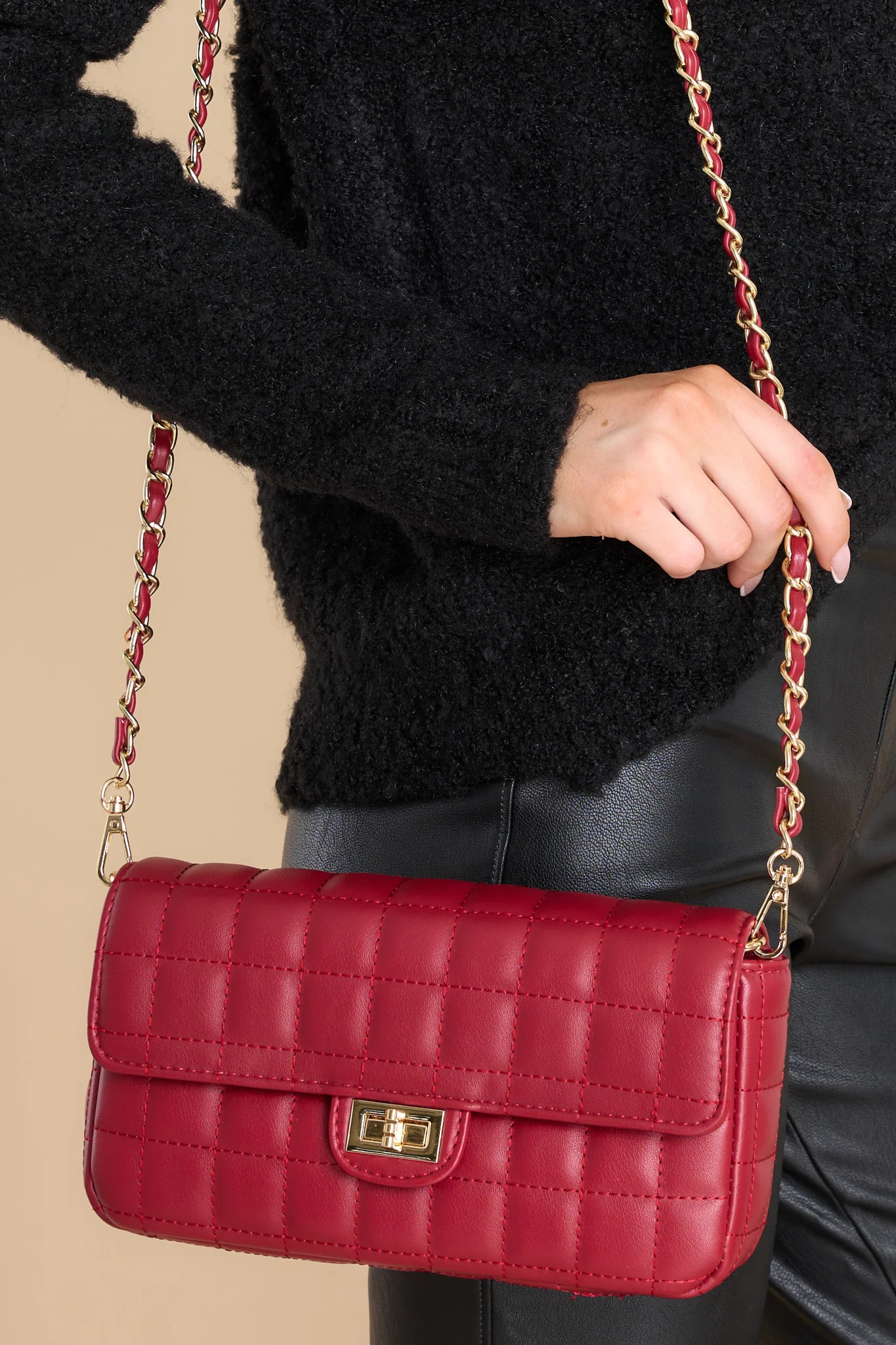 Invest In Yourself Red Clutch Bag | Red Dress 