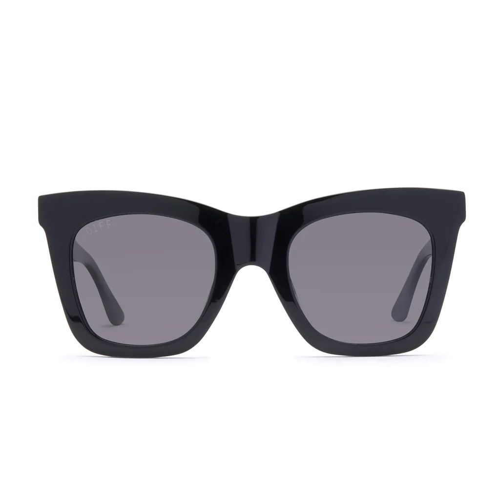 COLOR: black   grey   polarized sunglasses | DIFF Eyewear