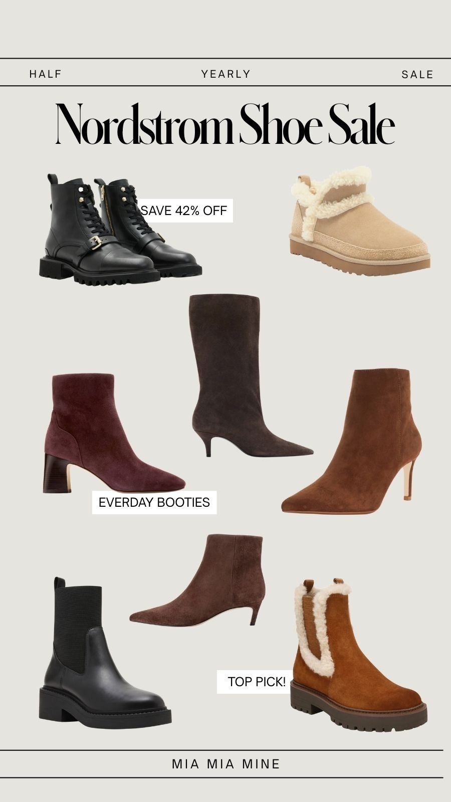 Nordstrom half yearly sale
Save up to 60% off Chelsea boots, winter boots, suede booties and combat boots 



#LTKSeasonal #LTKSaleAlert #LTKFindsUnder100