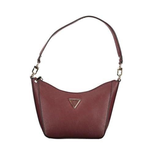 GUESS Eco Gloriana Top Zip Shoulder Bag, Burgundy | Amazon (US)