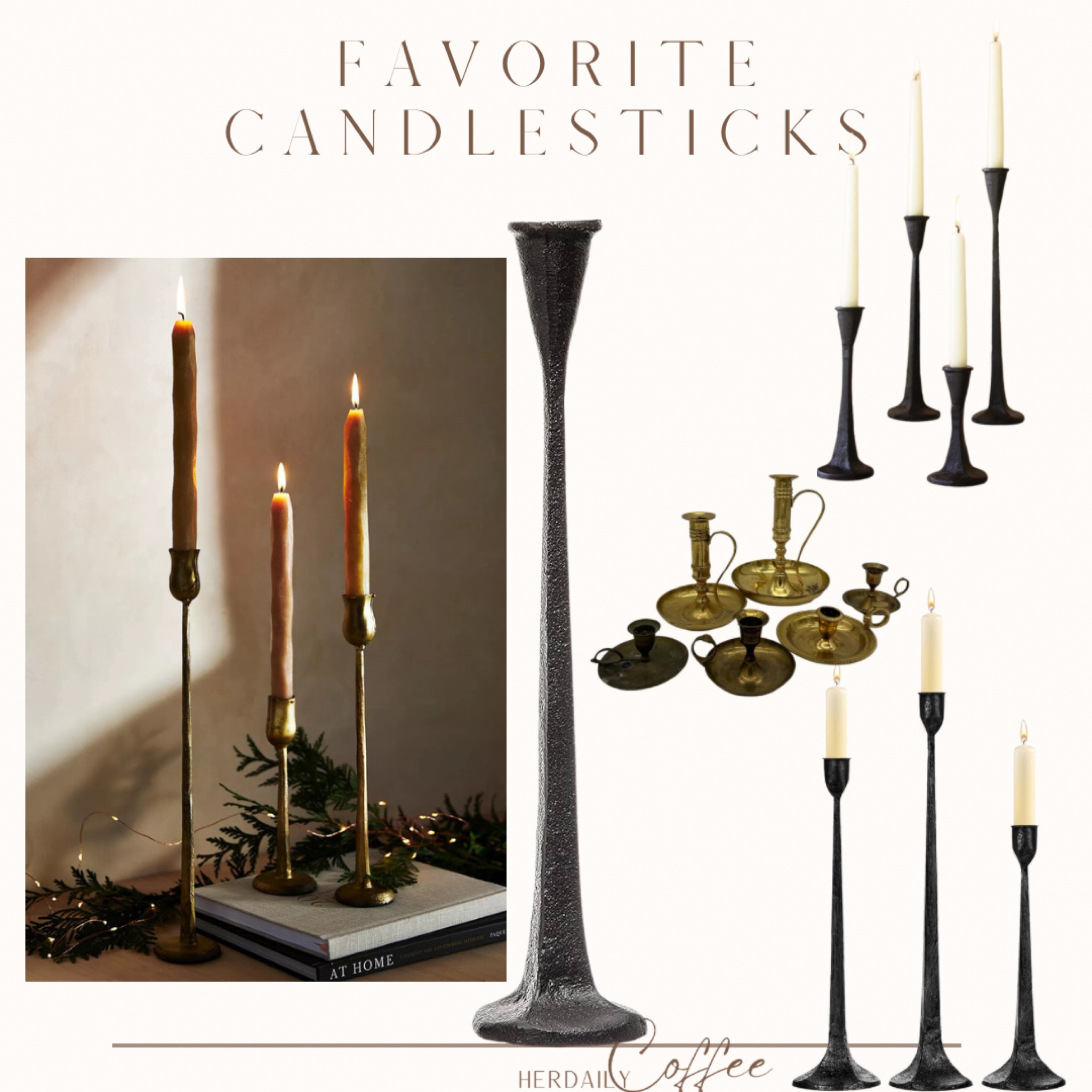 My home is full of these beautiful candlesticks 🕯️ 
