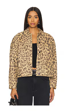 Free People x We The Free x REVOLVE Opal Swing Denim Jacket in Leopard from Revolve.com | Revolve Clothing (Global)