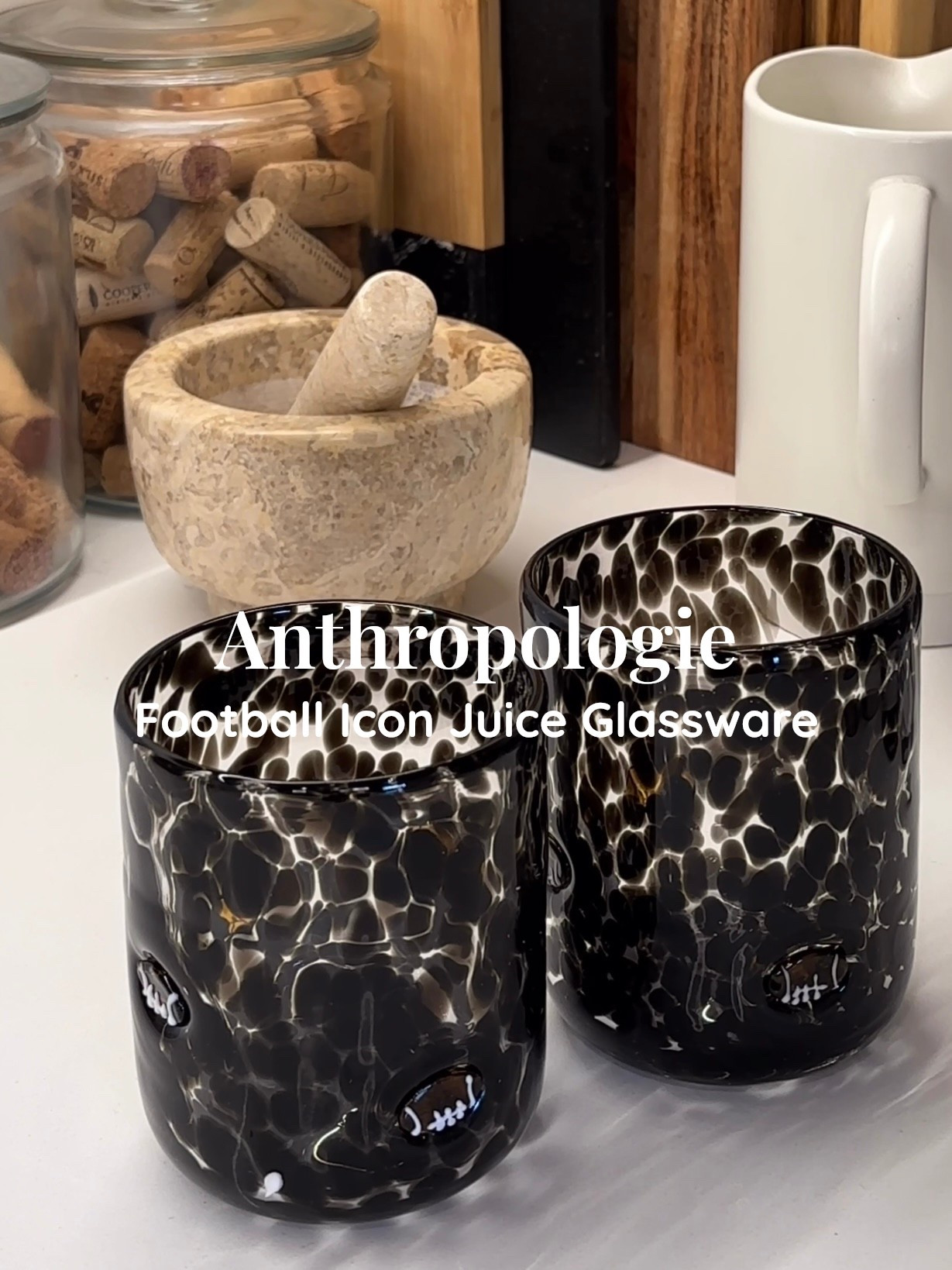 Football season just got so much better! 🏈 The Football cups from Anthropologie’s Icon Juice Glassware collection are perfect for football days 

#LTKHome #LTKFindsUnder50 #LTKSeasonal