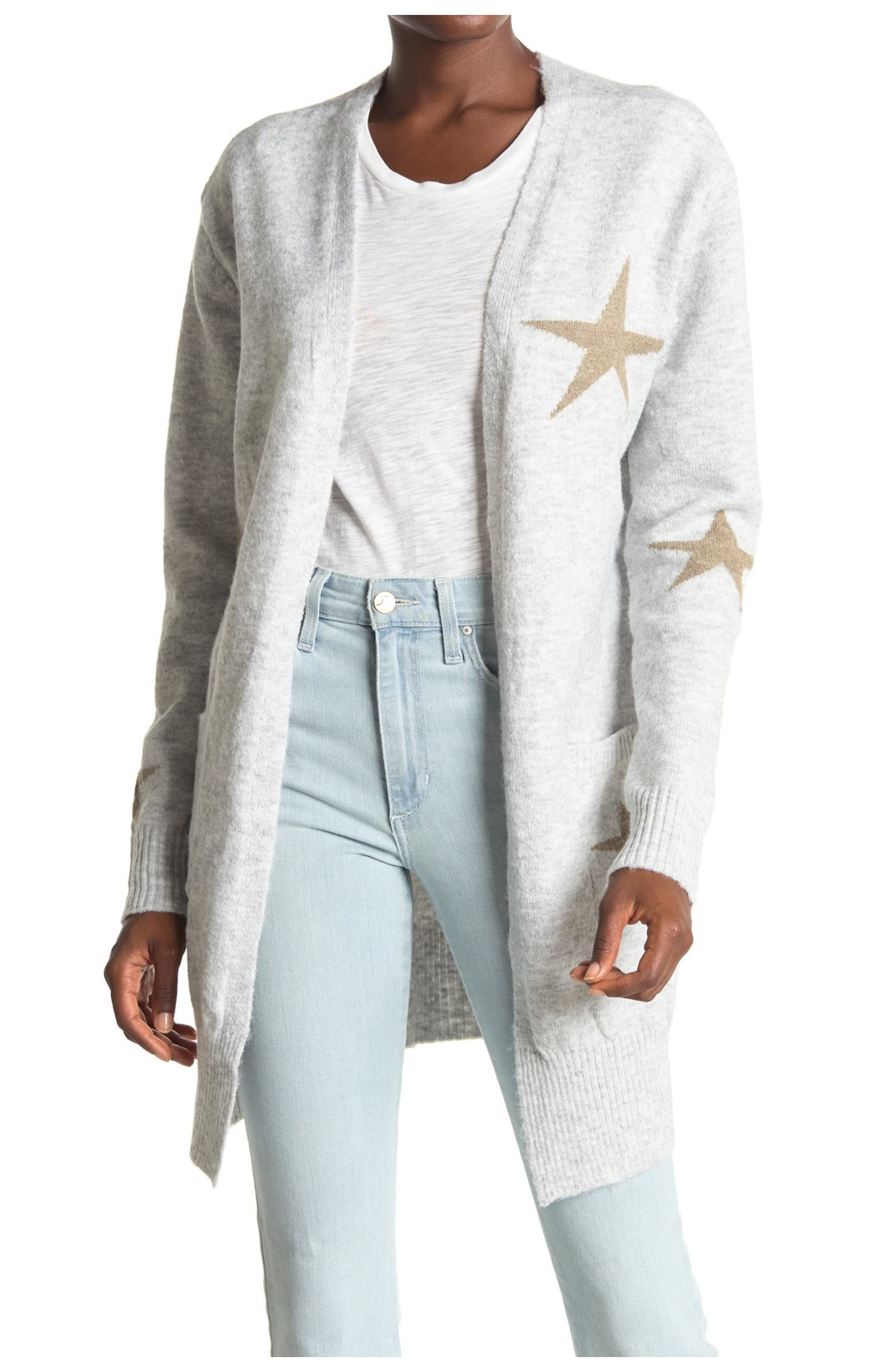 Intarsia Star Print Cardigan | Nordstrom Rack