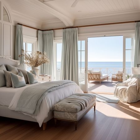 A Nancy meyers inspired bedroom along the coast. Traditional bedroom. Coastal bedroom. Interior designer. Bedroom ideas. Bedroom inspiration  

#LTKhome