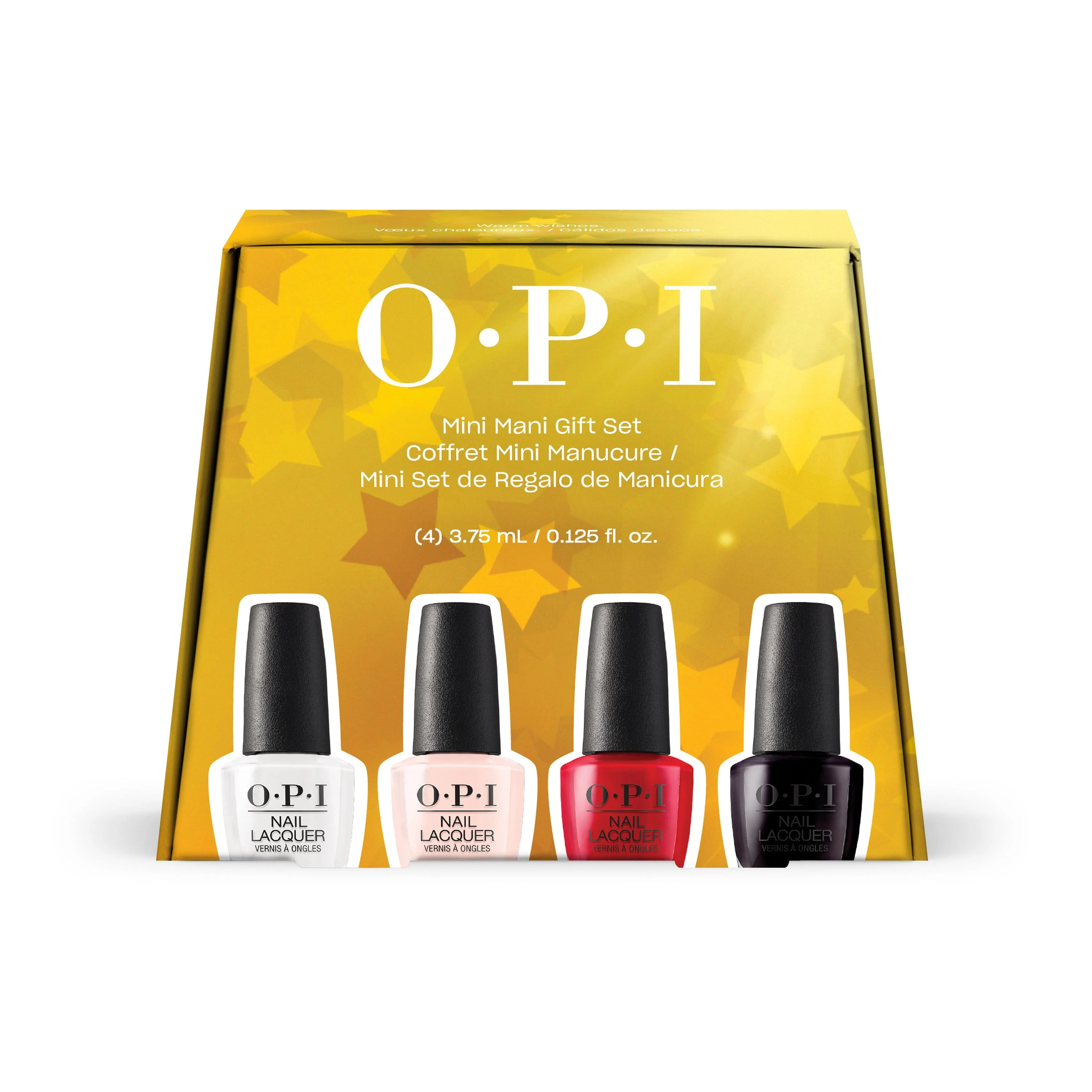 OPI Nail Lacquer, Wicked Nail Polish Mini Mani Gift Set 0.125 fl oz, 4 Pack - Walmart.com | Walmart (US)