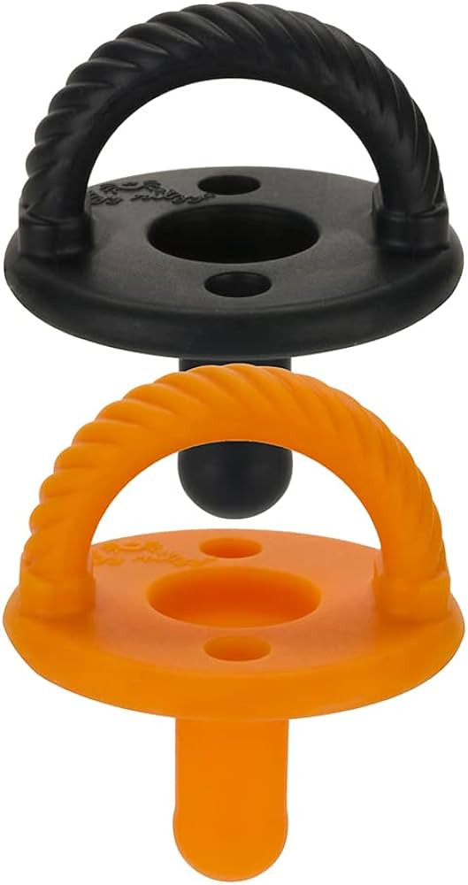 Itzy Ritzy Sweetie Soother Pacifier Set of 2 - Silicone Newborn Pacifiers with Collapsible Handle... | Amazon (US)
