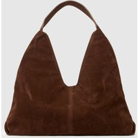 SIMMI Brown Isla Suedette Tote Bag | Schuh