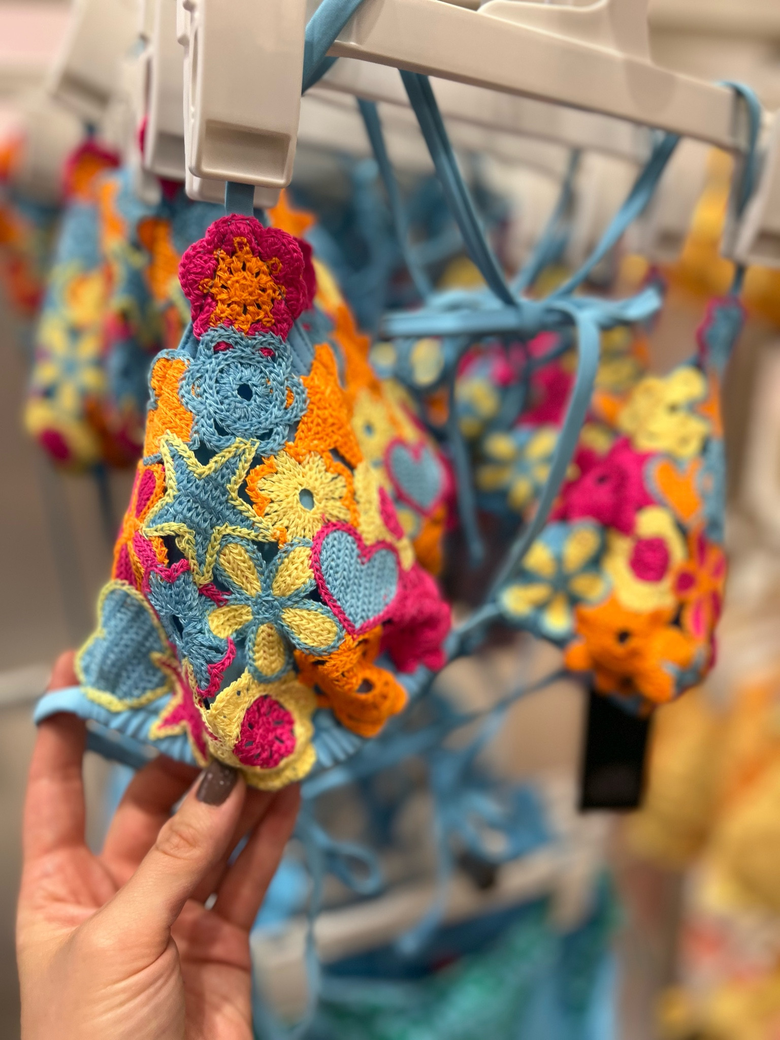 Crochet swim from Target under $30! Mixed Icon Crochet Triangle Bikini Top - Wild Fable Blue

#LTKSwim #LTKSummerSales #LTKStyleTip