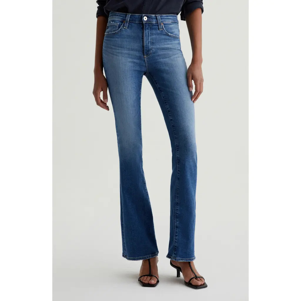 AG Farrah Distressed Bootcut Jeans in Oceanside at Nordstrom Rack, Size 27 X 32 | Nordstrom Rack