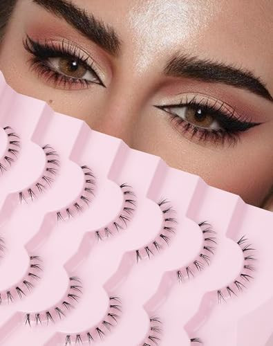 Bottom Lashes Bottom Eyelashes False Lower Lashes Fake Bottom Eyelashes 7 Pairs Bottom-3 | Amazon (US)