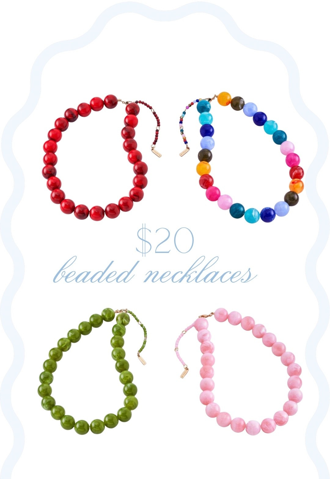 The cutest chunky beaded necklaces for $20 just launched at target / statement jewelry / colorful beaded necklace / fun jewelry/ Teacher outfits / work outfits

#LTKSeasonal #LTKBeauty #LTKgrwm