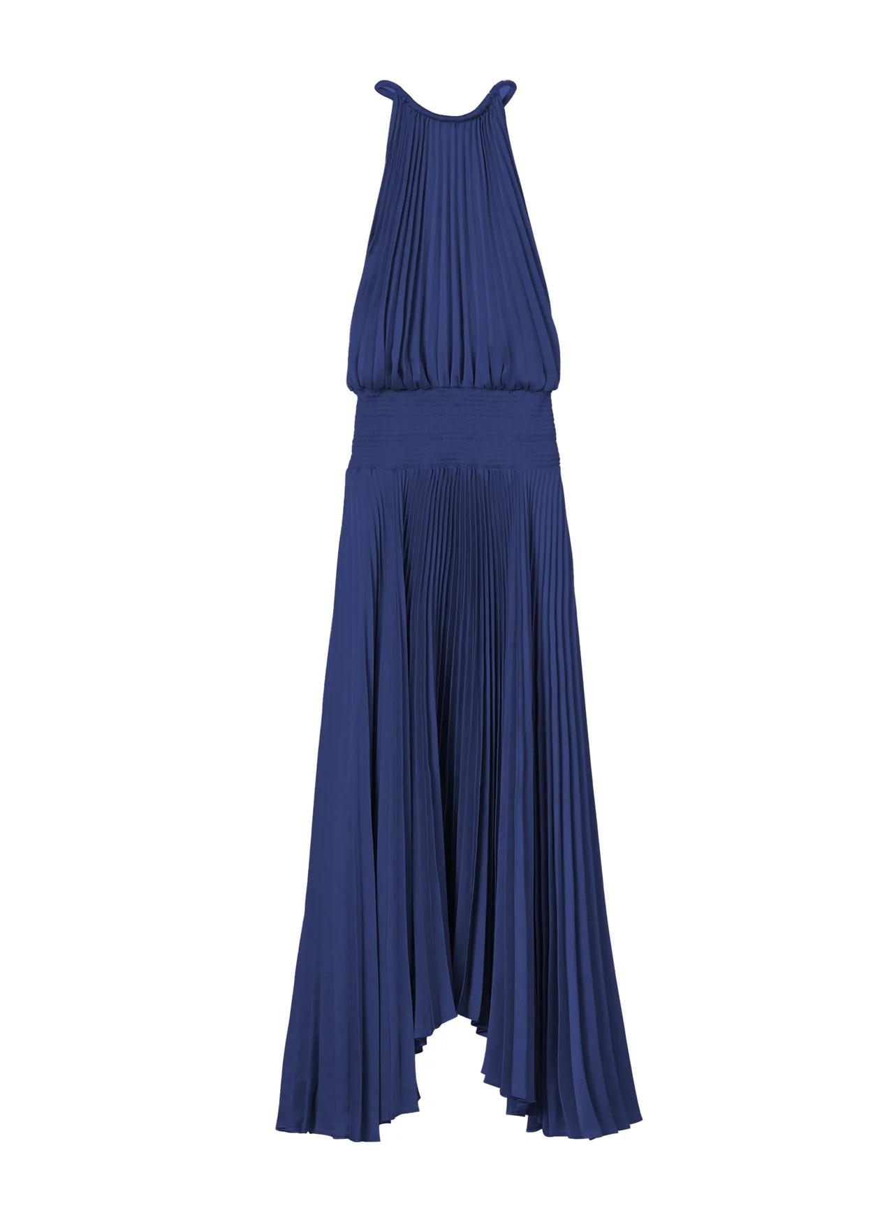 Renzo II Satin Pleated Dress | A.L.C