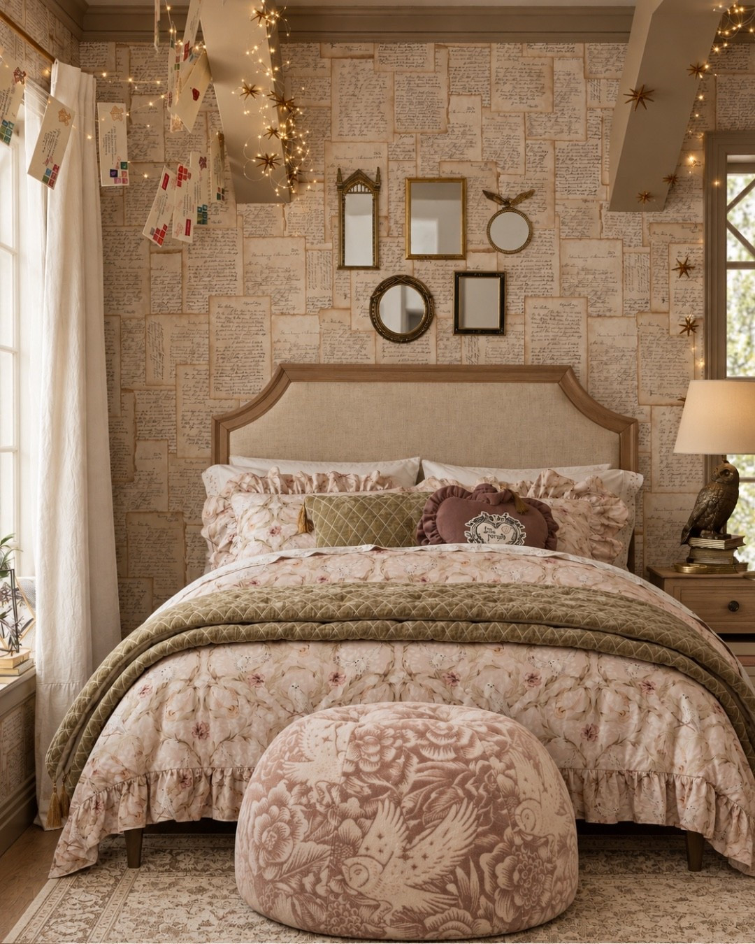 A little hogwarts magic meets cozy vintage charm in this dreamy Harry Potter inspired bedroom, filled with whiny details and enchanting details. 

Girls room, girls bedroom, girls room decor, girls room ideas, girls room bedding, girls room finds, girls room rug, girls room decor, girls room wallpaper, Harry Potter, Harry Potter gift ideas, kids bedroom, kids room, Harry Potter bedroom design, kids bedroom, girls room Harry Potter, lamp, girls room lamp, girls room bean bag, bean bag, girls room bed, girls room nightstand, rug, Harry Potter decor, Harry Potter room kids bedroom, Harry Potter themed bedroom, pottery barn, pottery barn teen

#LTKHome #LTKmomlife #LTKKids