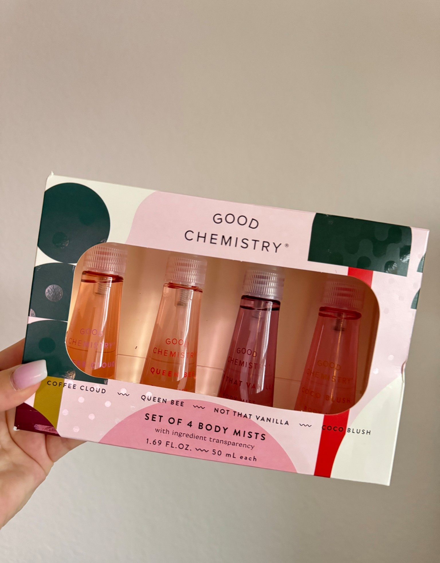 Good Chemistry Holiday Body Mist Gift Set - 4 PK under $15 🎁
+ Stocking Stuffers 
+ Quick Gifts 

#LTKHoliday #LTKGiftGuide #LTKselfcare