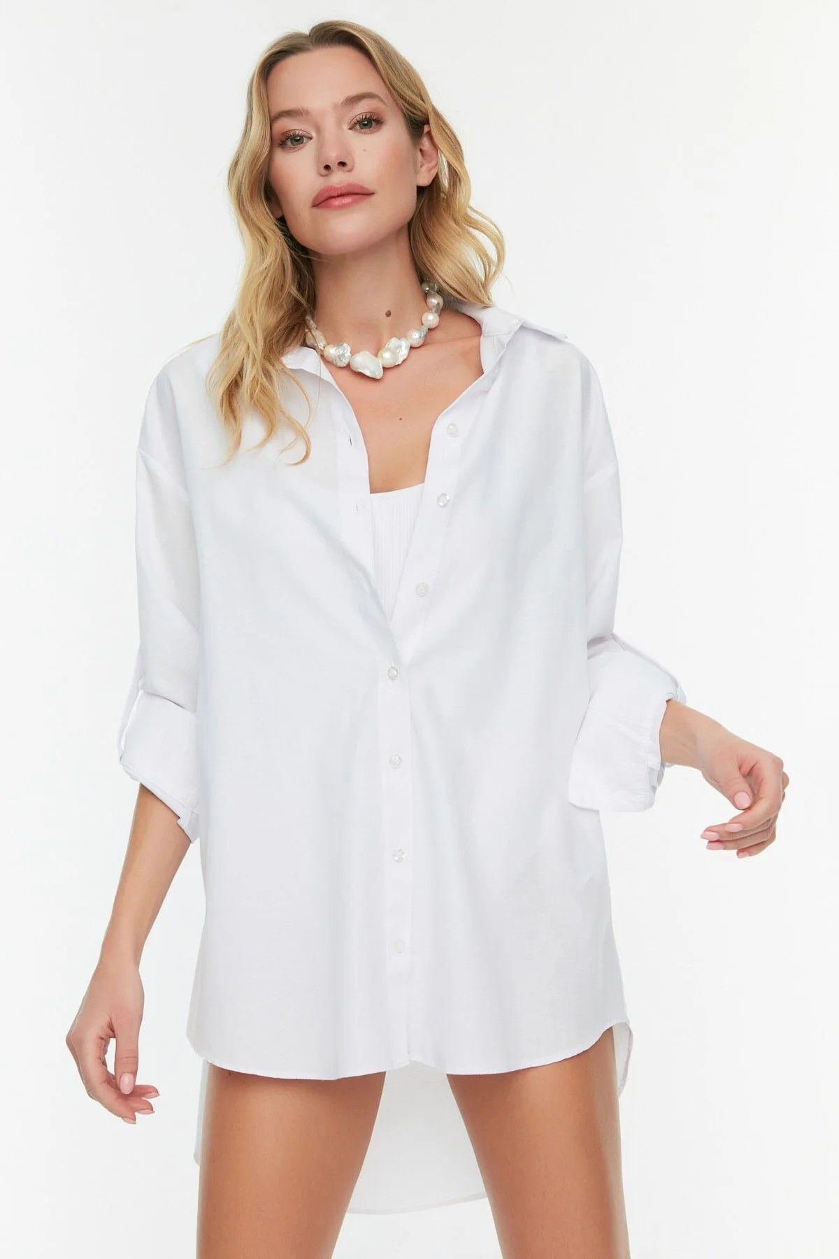 Trendyol Collection Hemd - Weiß - Regular Fit | Trendyol DE