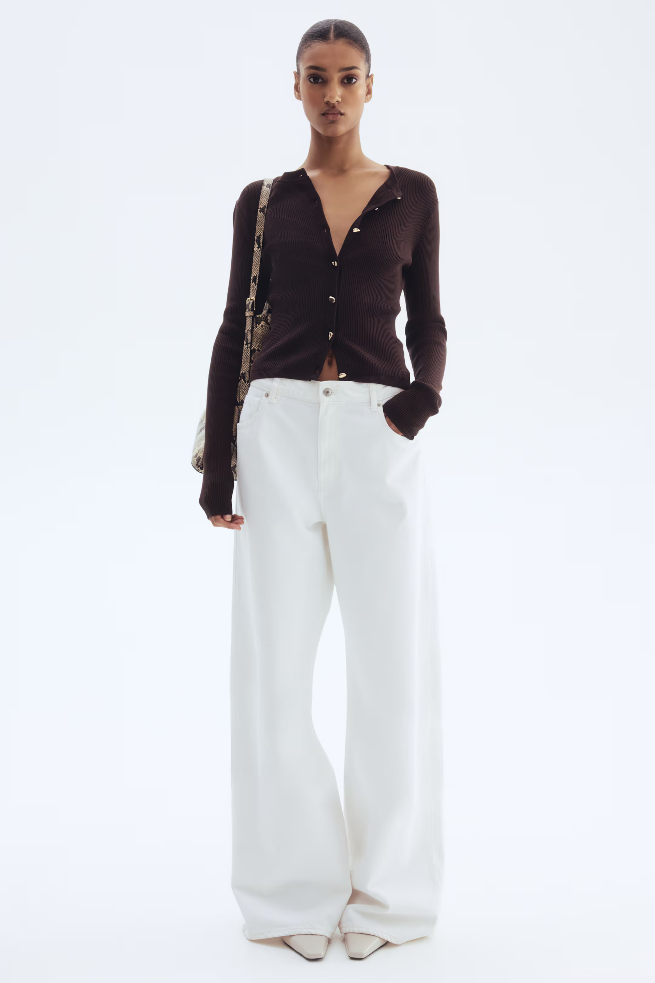 Rib-Knit Cardigan | H&M (US + CA)