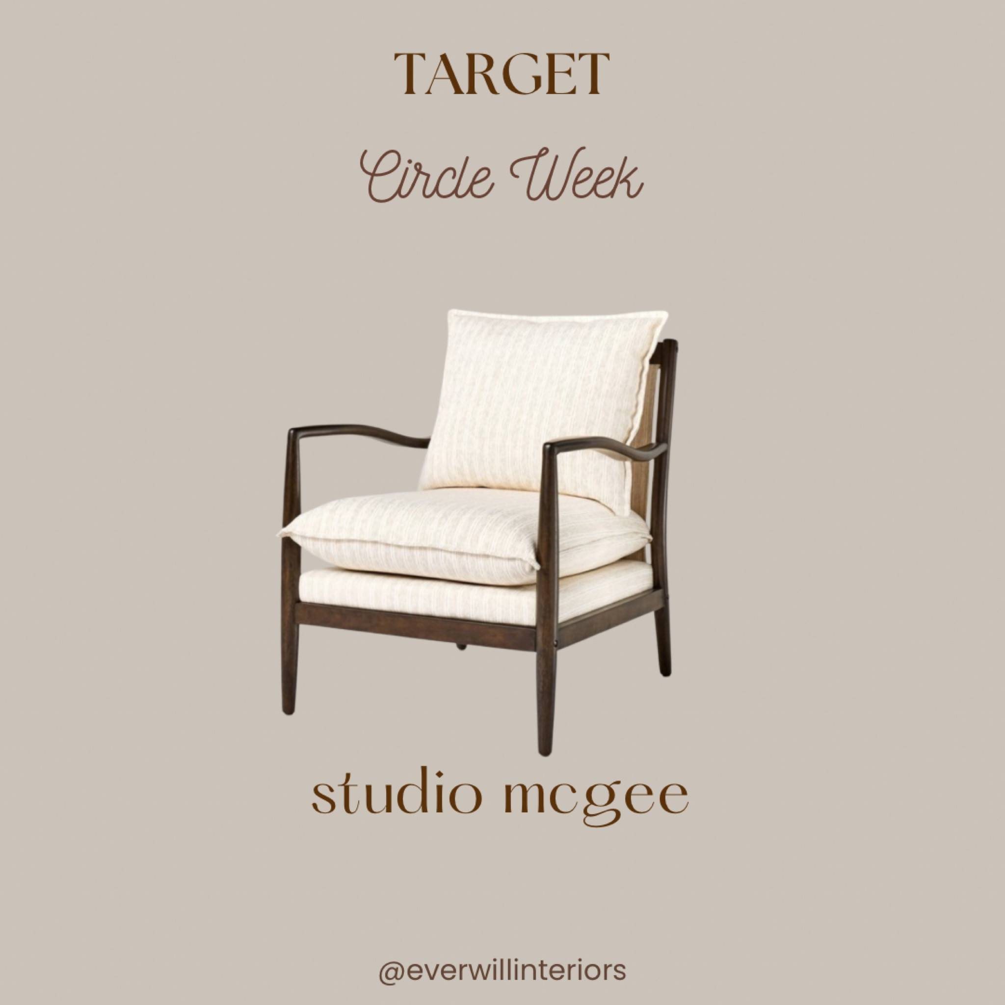 Dying over this chair on sale! So gorgeous! 

#ltksale #targetcircleweeksale #studiomcgeeonsale 

#LTKHome #LTKSummerSales #LTKSaleAlert