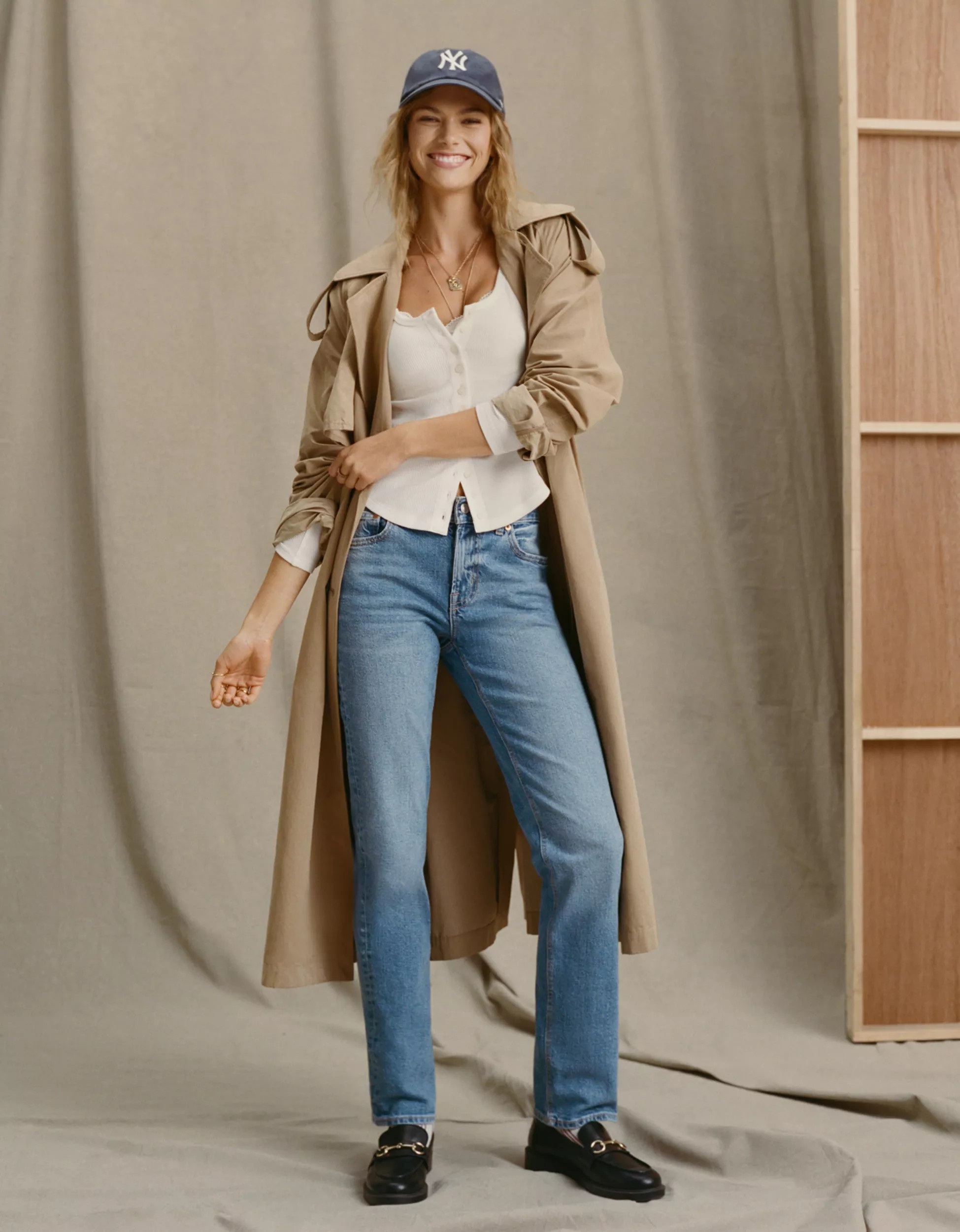 AE Stretch Straight Jean | American Eagle Outfitters (US & CA)